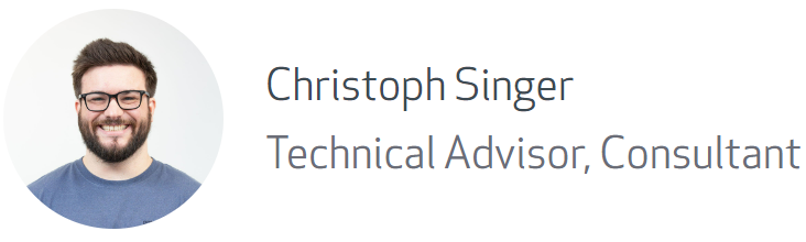 Christoph Singer Technical Advisor und Consultant